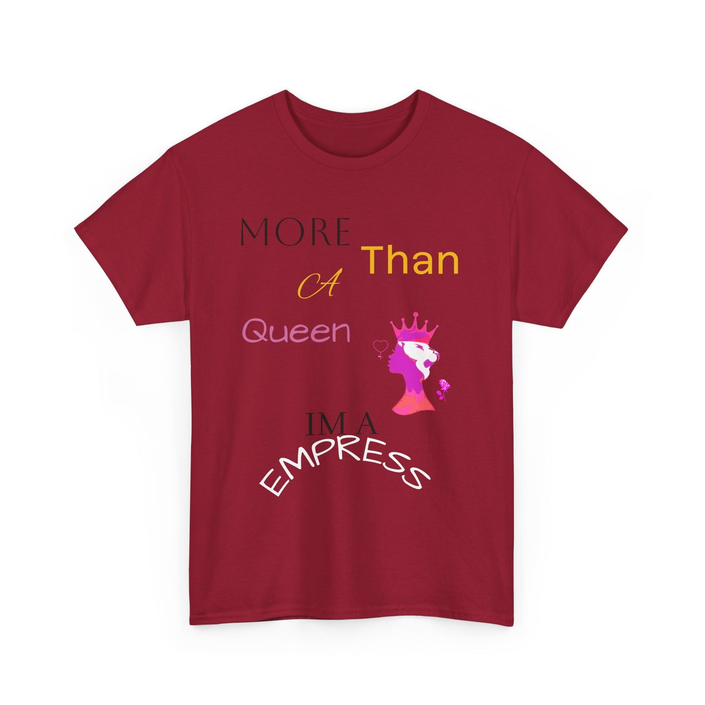 Empowered Empress Unisex Heavy Cotton Tee - Bold Statement Shirt