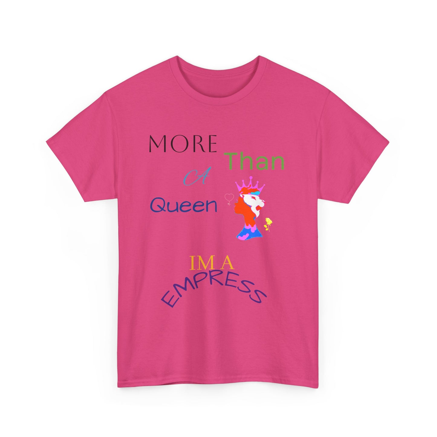 Empowered Empress Unisex Heavy Cotton Tee - Bold Statement Shirt