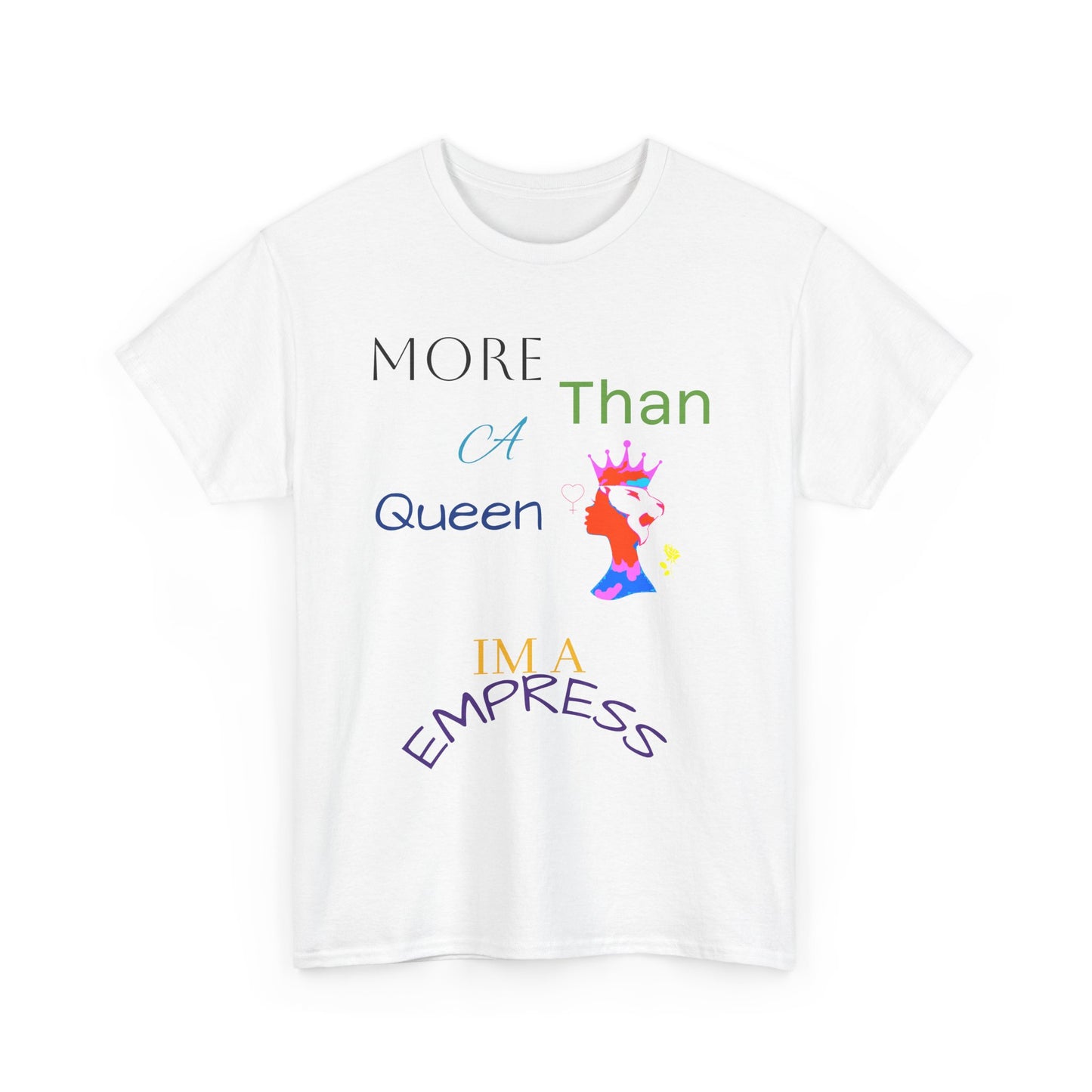 Empowered Empress Unisex Heavy Cotton Tee - Bold Statement Shirt