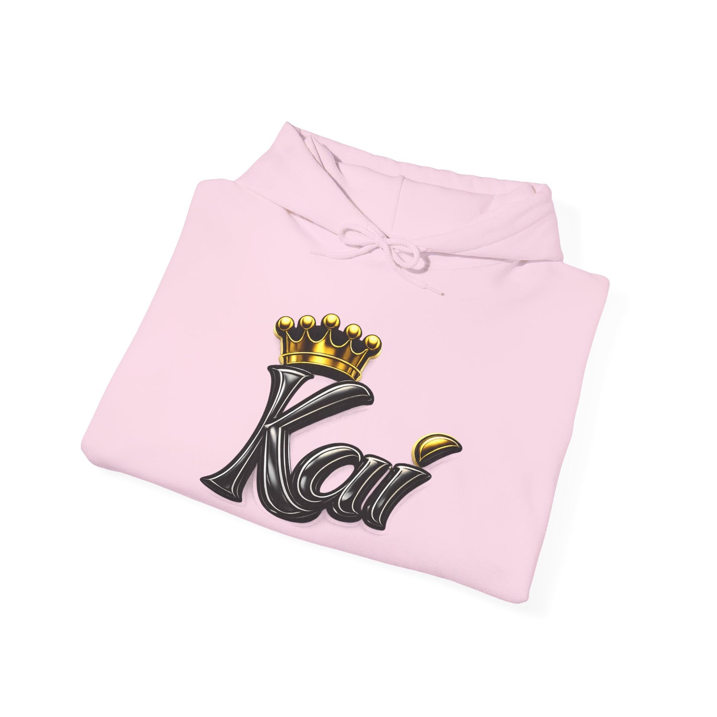 Kai Crown Hoodie — Personalized King Crown Graphic Hooded Sweatshirt