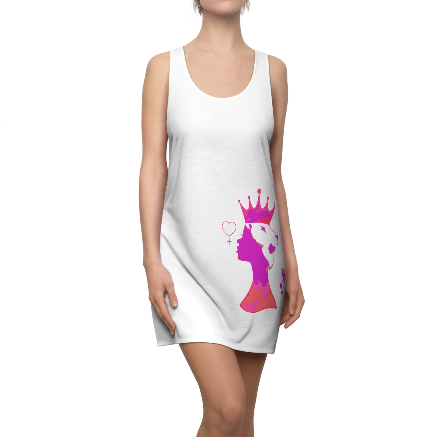 Women's Cut & Sew Racerback Dress (AOP)