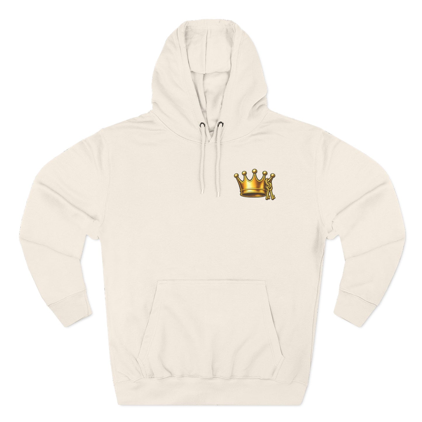 Keeper of the Keys Crown Hoodie — Personalized Memorial Lion Crest Fleece Hooded Sweatshirt