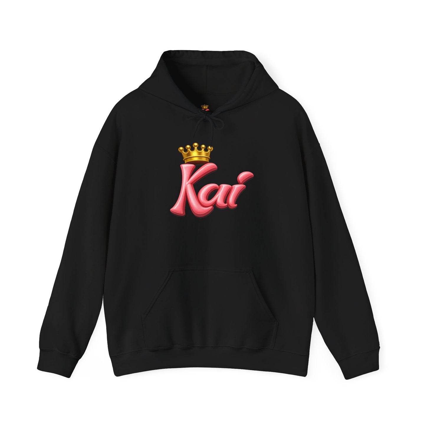 Kai Crown Hoodie — Personalized King Crown Graphic Hooded Sweatshirt