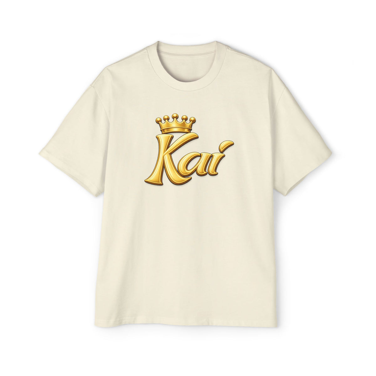 Kai Crown Graphic Tee — Men's Oversized Streetwear T-Shirt