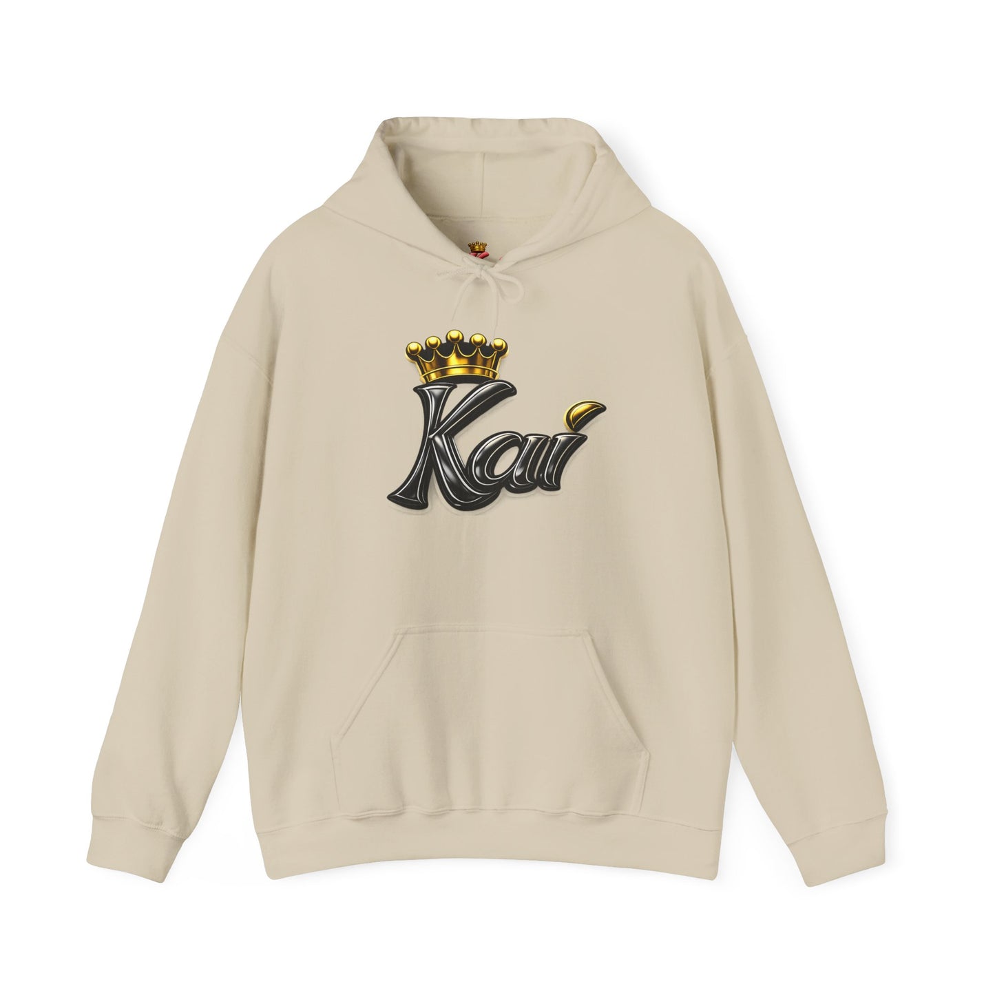 Kai Crown Hoodie — Personalized King Crown Graphic Hooded Sweatshirt