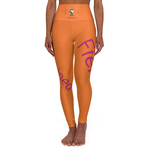 High Waisted Yoga Leggings (AOP)