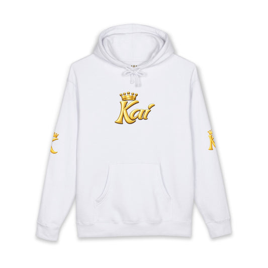 Kai Crown Hoodie — Personalized Gold Script Pullover
