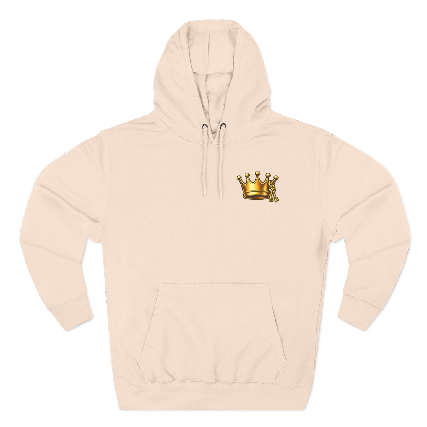 Keeper of the Keys Crown Hoodie — Personalized Memorial Lion Crest Fleece Hooded Sweatshirt