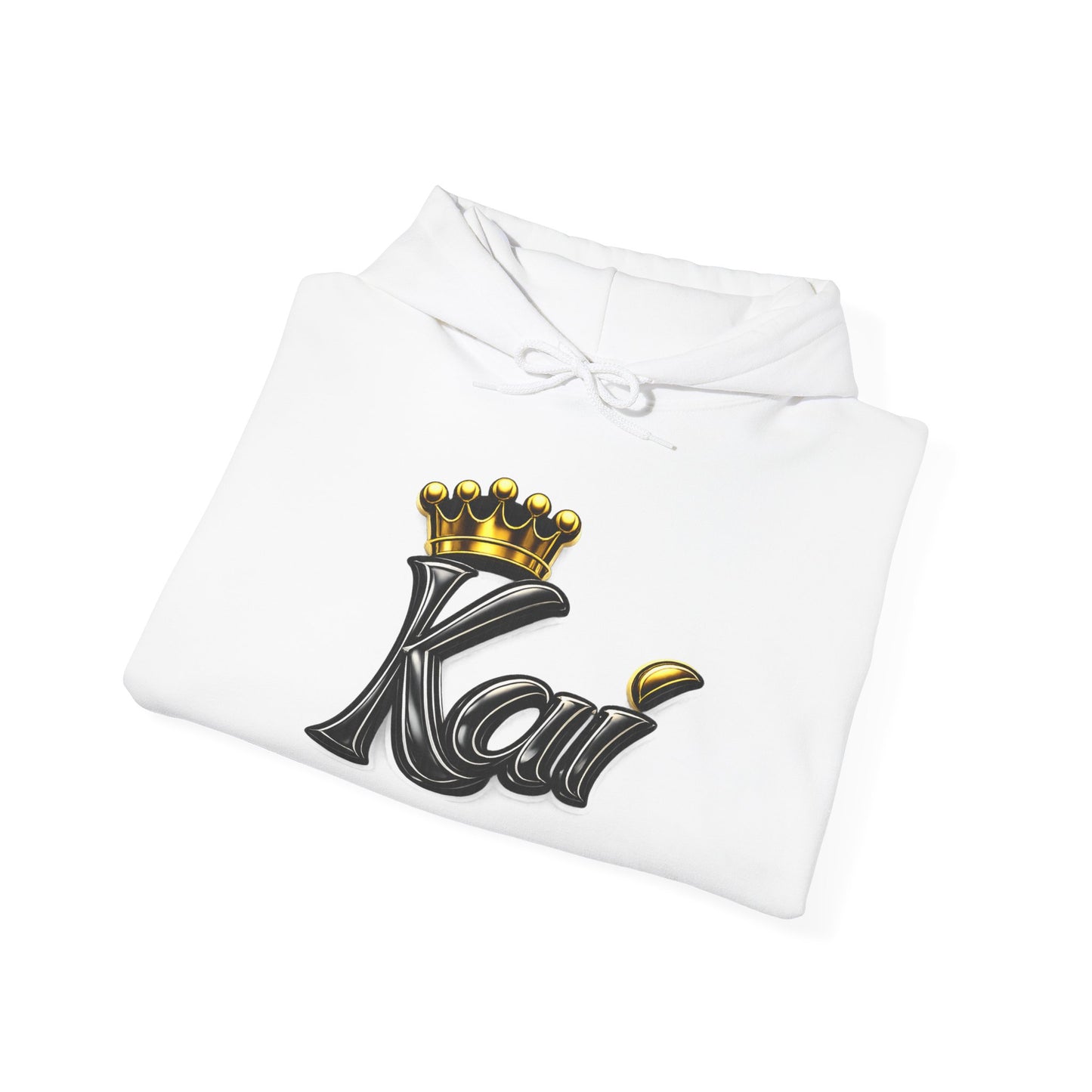 Kai Crown Hoodie — Personalized King Crown Graphic Hooded Sweatshirt