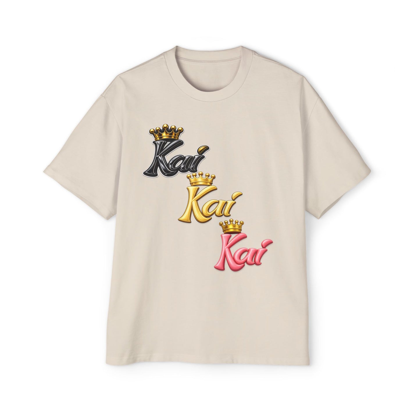 Kai Crowned Tee — Personalized Name Graphic T-Shirt