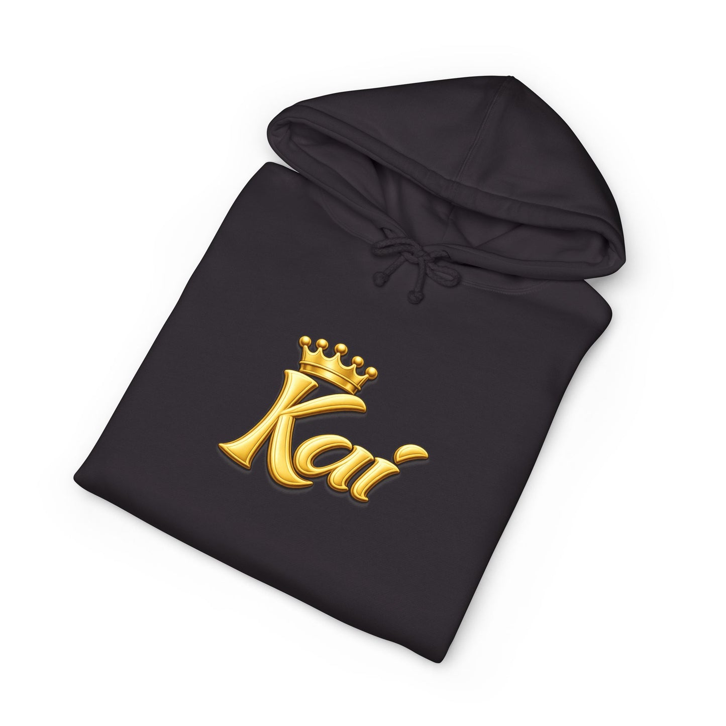 Kai Crown Hoodie — Personalized Gold Script Pullover