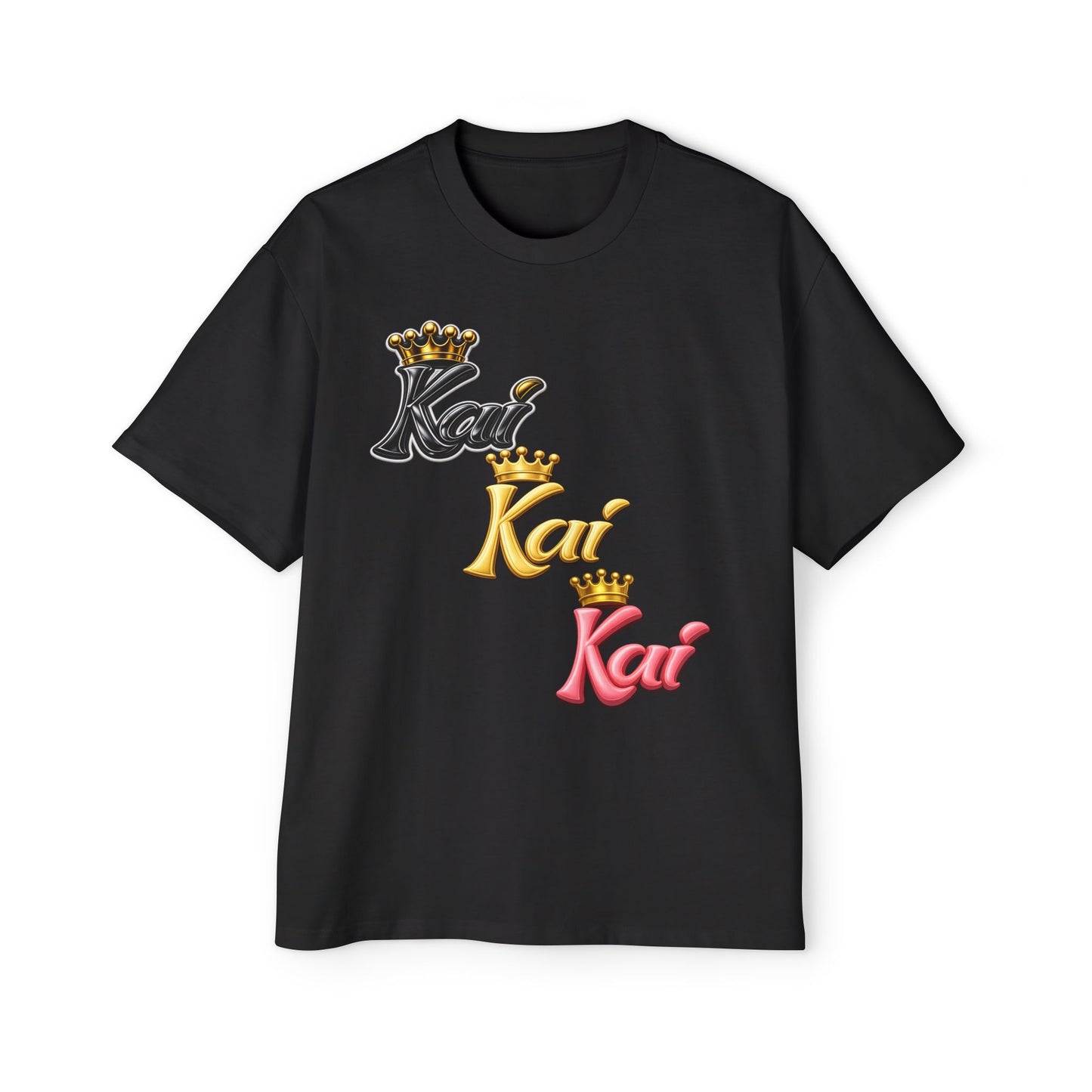 Kai Crowned Tee — Personalized Name Graphic T-Shirt