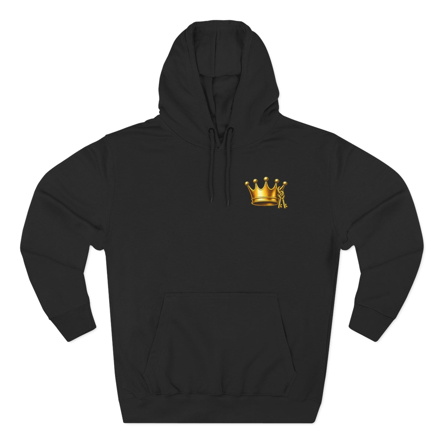 Keeper of the Keys Crown Hoodie — Personalized Memorial Lion Crest Fleece Hooded Sweatshirt