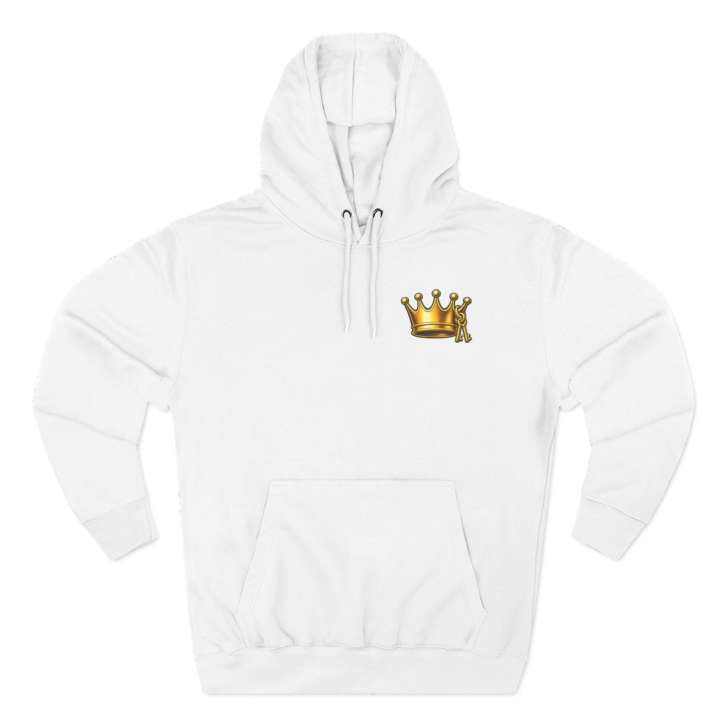 Keeper of the Keys Crown Hoodie — Personalized Memorial Lion Crest Fleece Hooded Sweatshirt