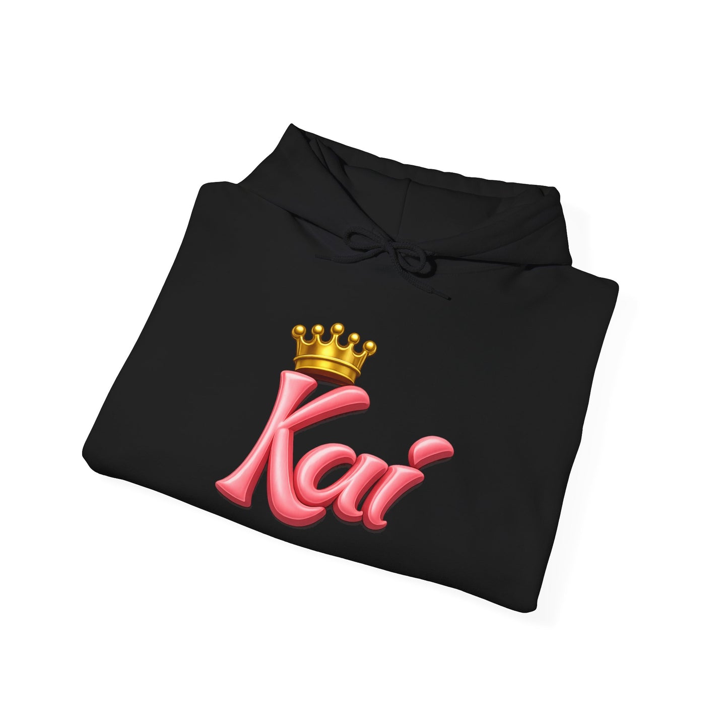 Kai Crown Hoodie — Personalized King Crown Graphic Hooded Sweatshirt
