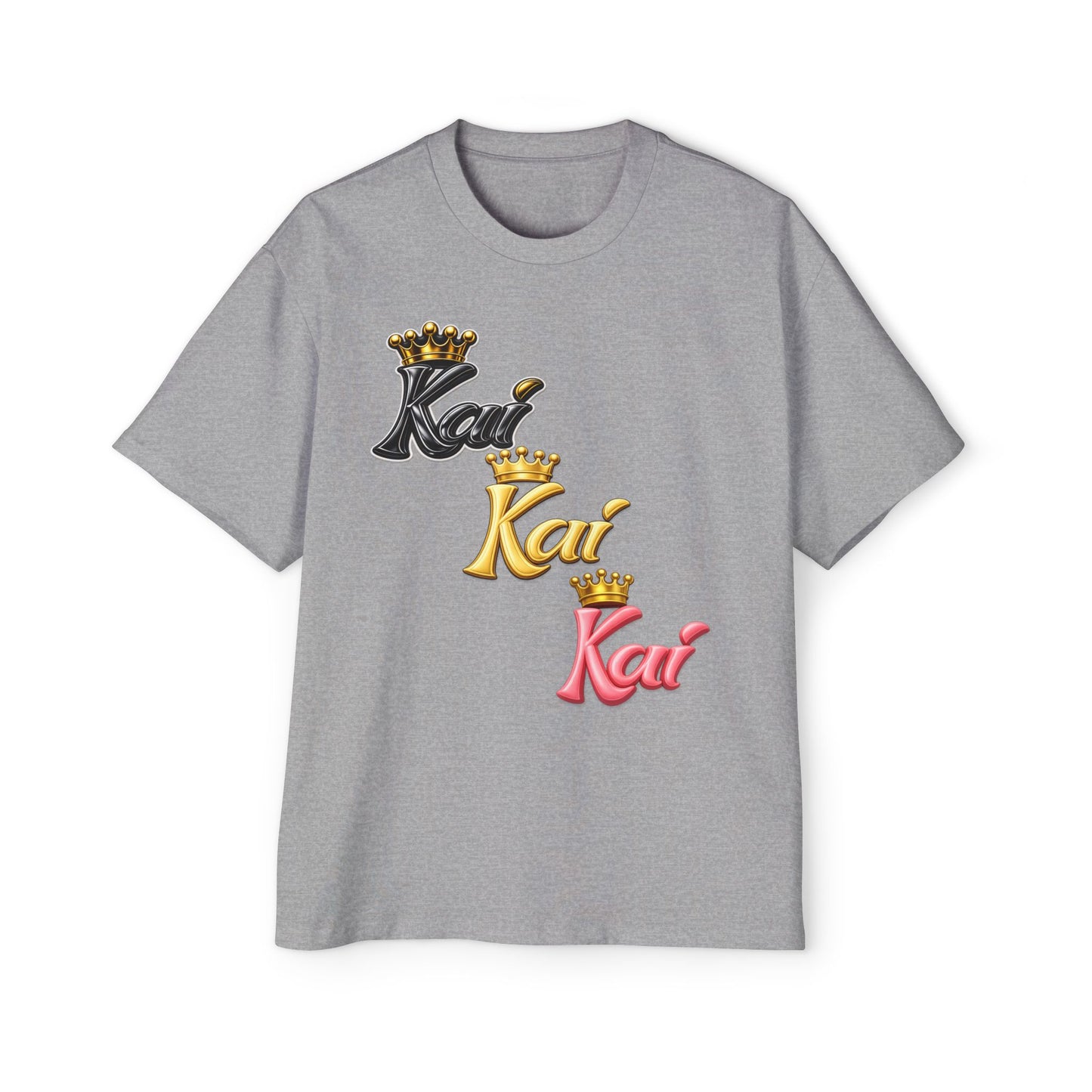 Kai Crowned Tee — Personalized Name Graphic T-Shirt