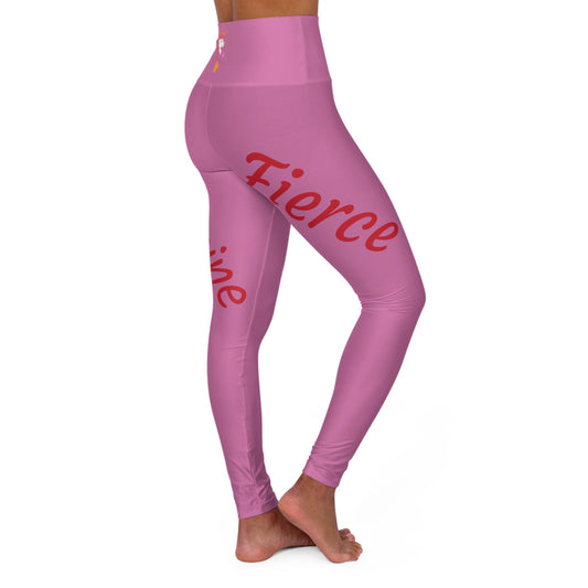 High Waisted Yoga Leggings (AOP)