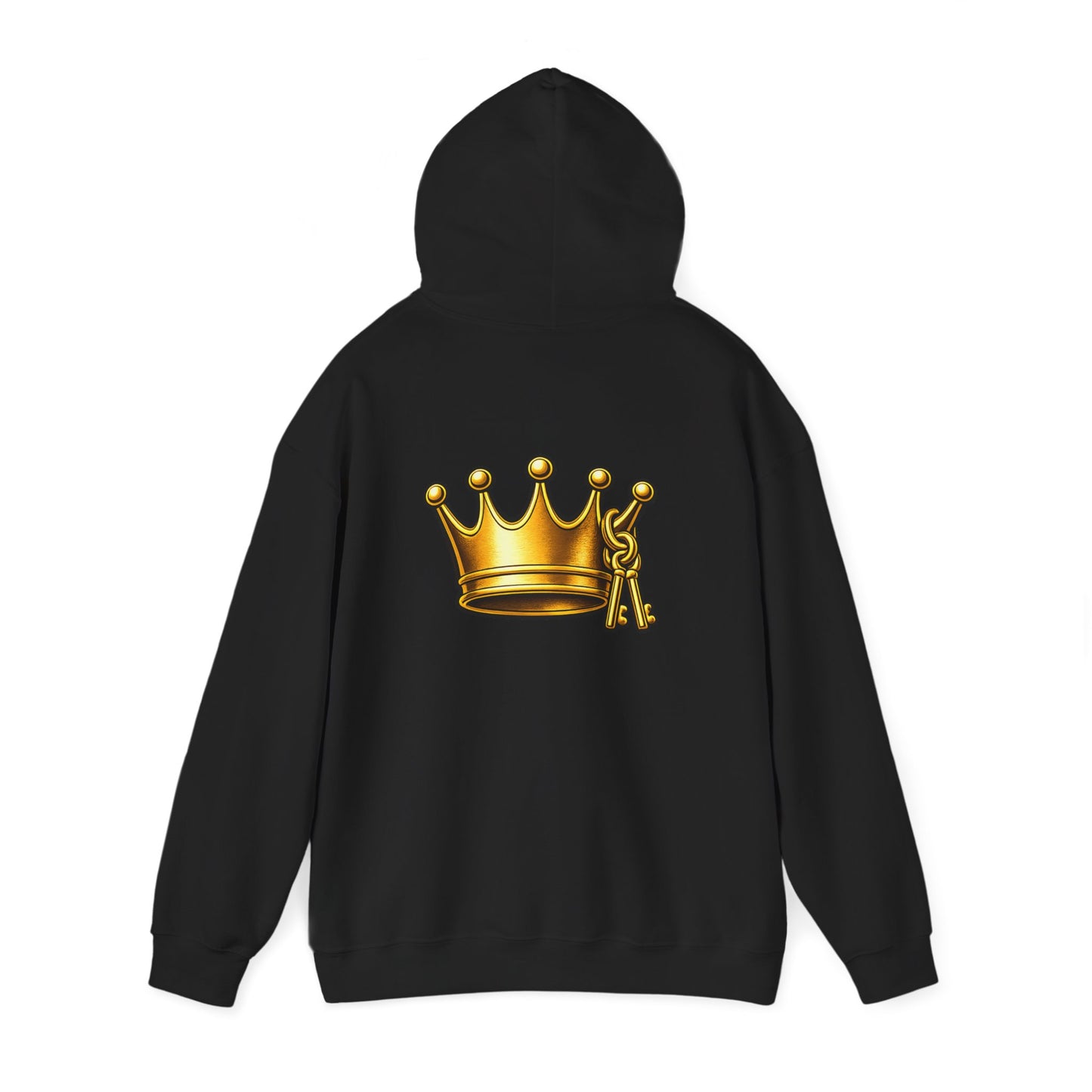 Kai Crown Hoodie — Personalized King Crown Graphic Hooded Sweatshirt