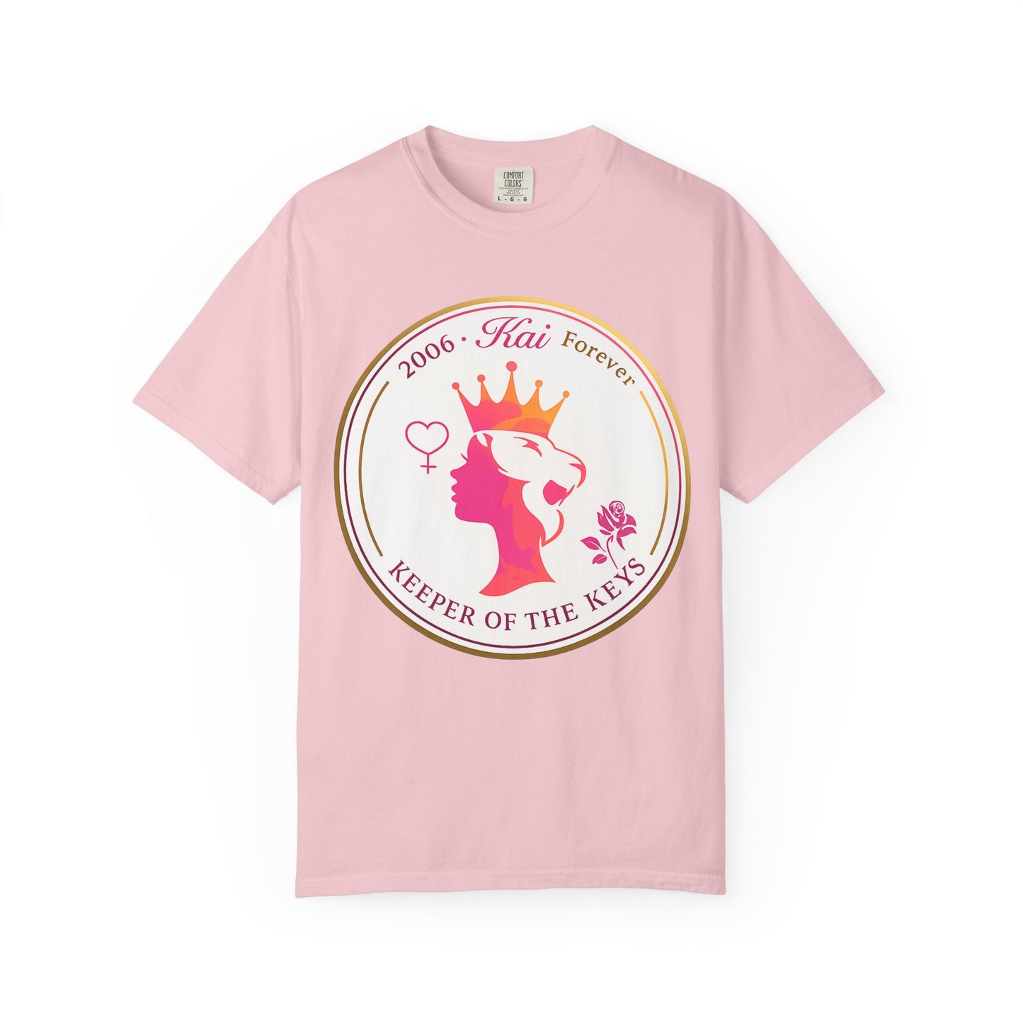 Keeper of the Keys T-Shirt — '2006 Kai Forever' Crowned Lioness Graphic