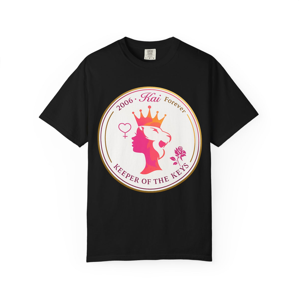 Keeper of the Keys T-Shirt — '2006 Kai Forever' Crowned Lioness Graphic