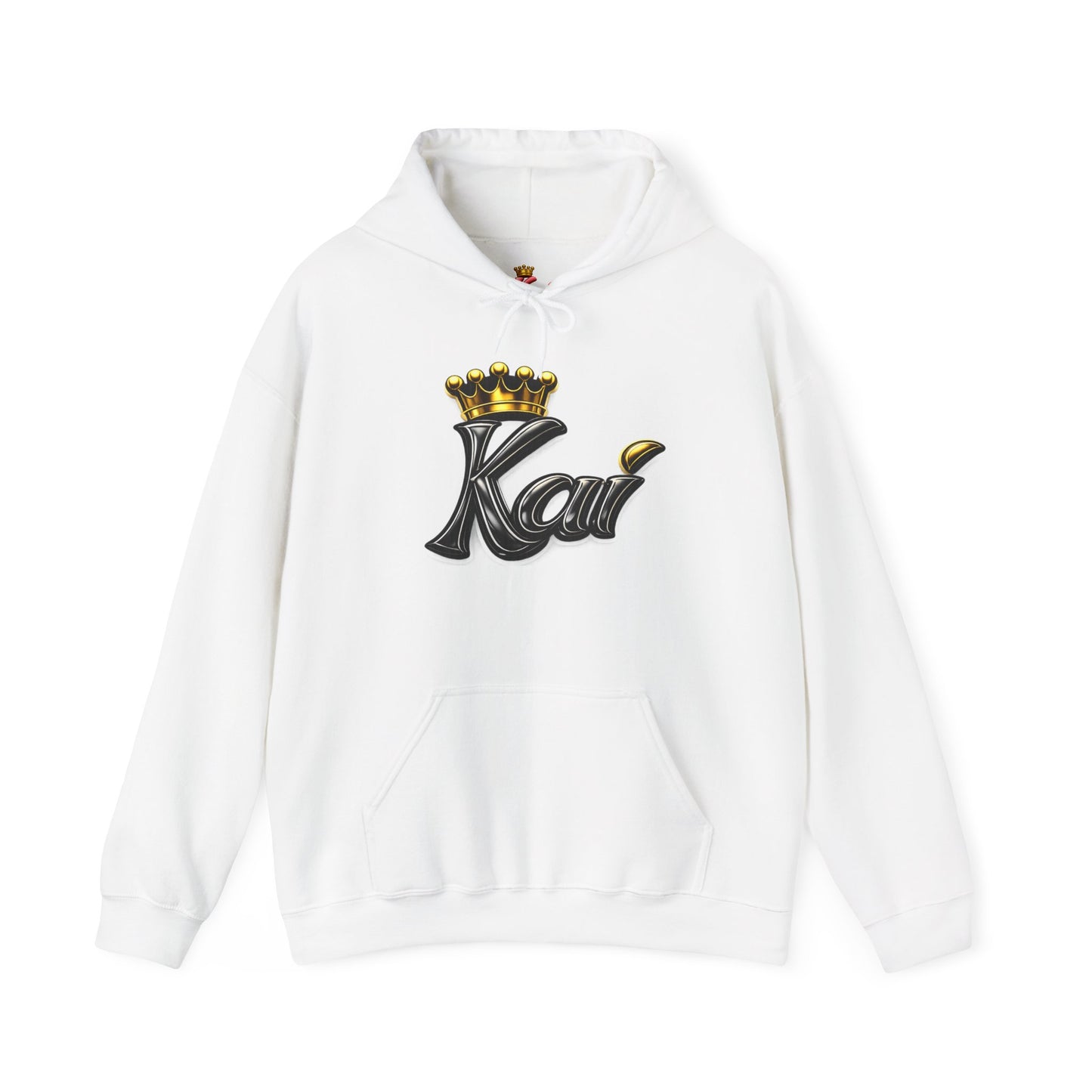 Kai Crown Hoodie — Personalized King Crown Graphic Hooded Sweatshirt