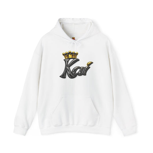 Kai Crown Hoodie — Personalized King Crown Graphic Hooded Sweatshirt