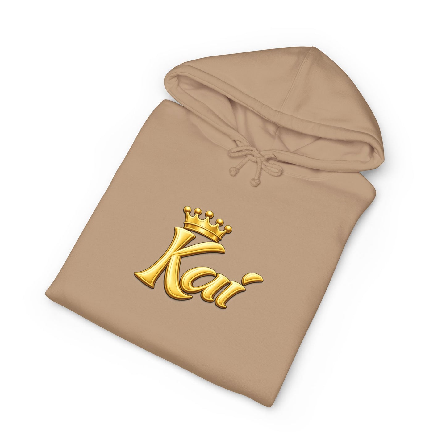 Kai Crown Hoodie — Personalized Gold Script Pullover