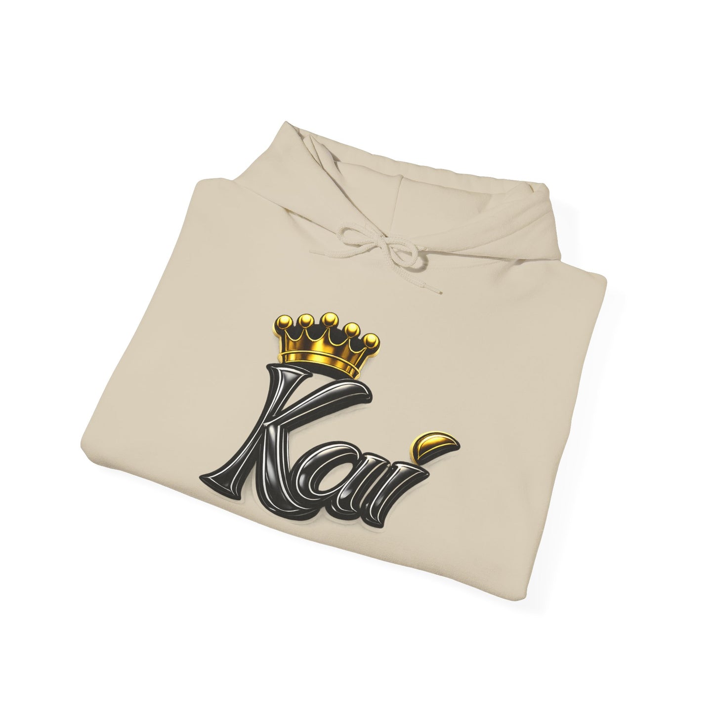 Kai Crown Hoodie — Personalized King Crown Graphic Hooded Sweatshirt