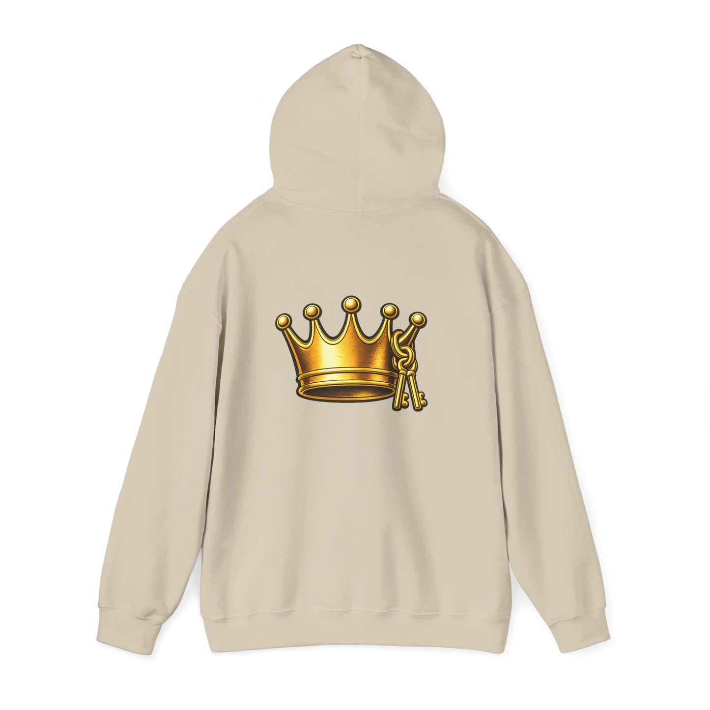Kai Crown Hoodie — Personalized King Crown Graphic Hooded Sweatshirt
