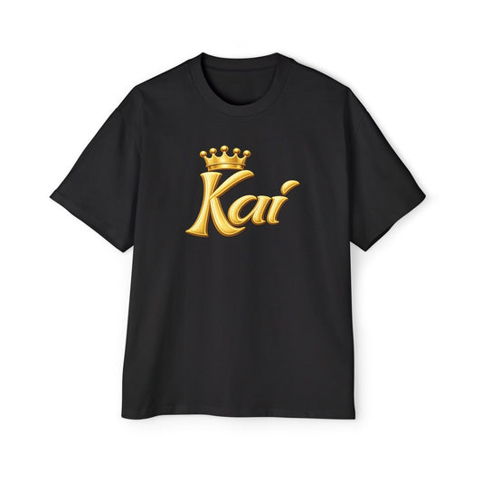 Kai Crown Graphic Tee — Men's Oversized Streetwear T-Shirt